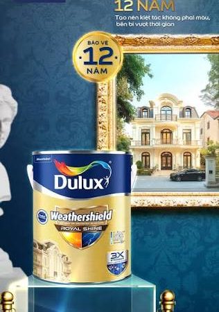 Sơn Dulux ngoại thất siêu cao cấp - Dulux Weathershield Royal Shine