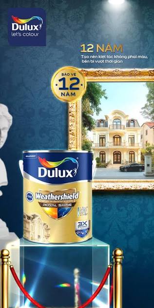 Sơn Dulux ngoại thất siêu cao cấp - Dulux Weathershield Royal Shine