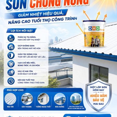 Sơn Chống Nóng Siêu Cao Cấp OHDnano