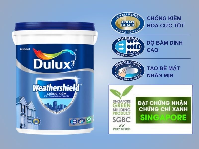 Sơn lót ngoại thất Dulux Weathershield Chống kiềm